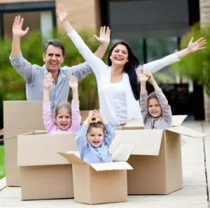 Family moving home